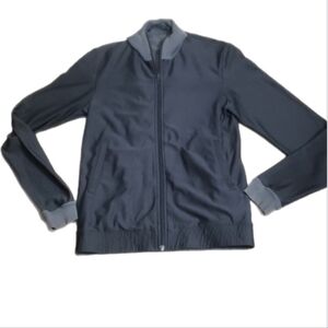 Marc jacobs Grey Preppy Sporty Zip-Up sweater
